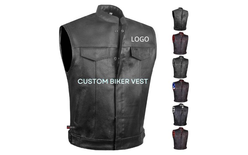 Custom biker vest manufacturing